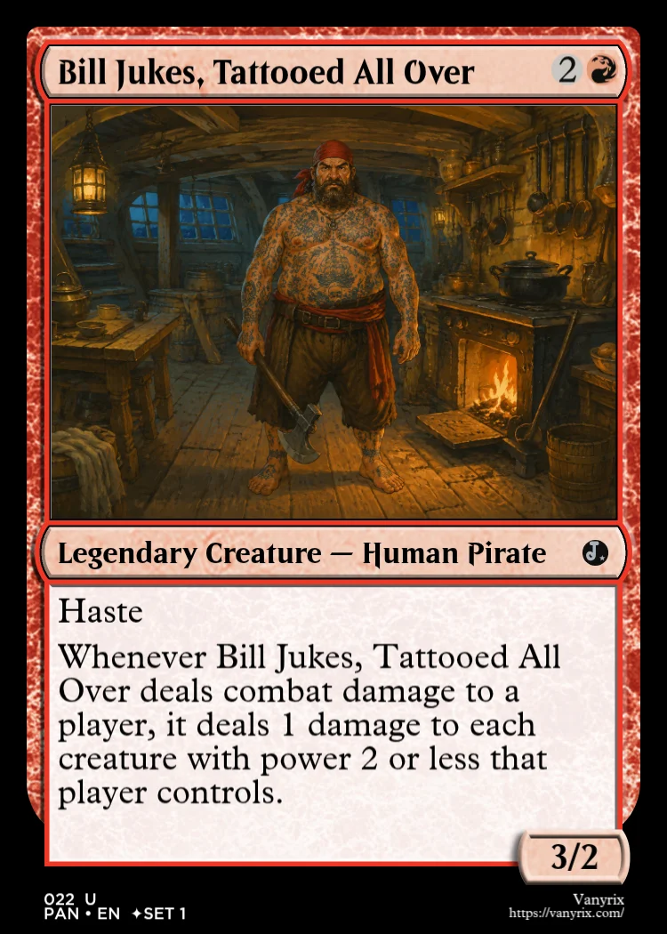 Bill Jukes, Tattooed All Over