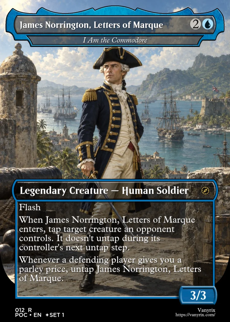 James Norrington, Letters of Marque