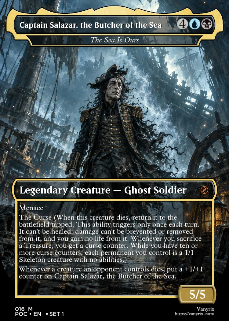 Captain Salazar, the Butcher of the Sea