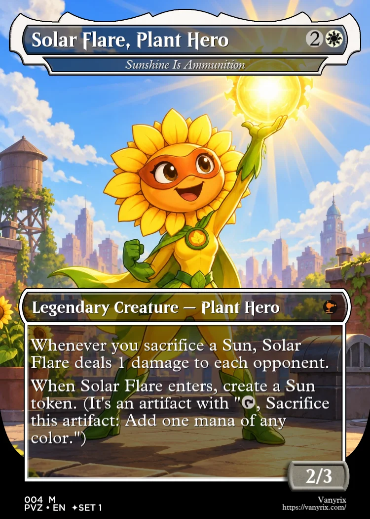 Solar Flare, Plant Hero