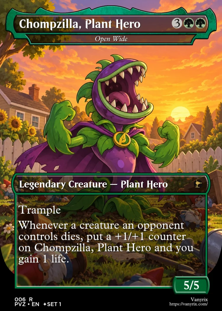 Chompzilla, Plant Hero