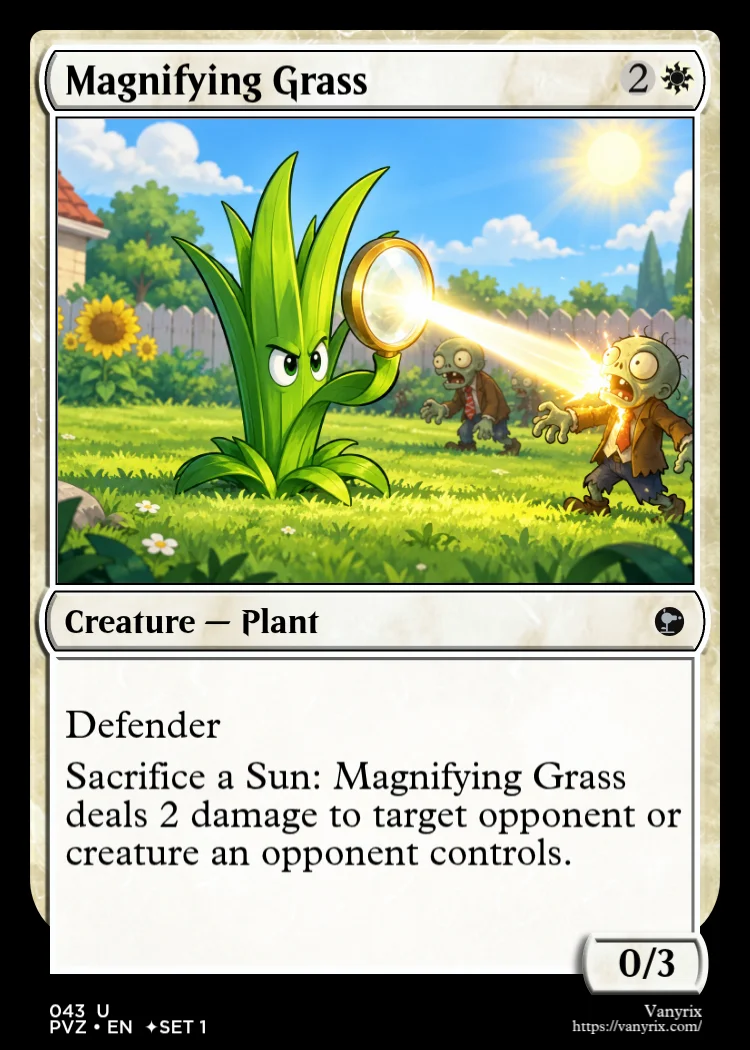Magnifying Grass
