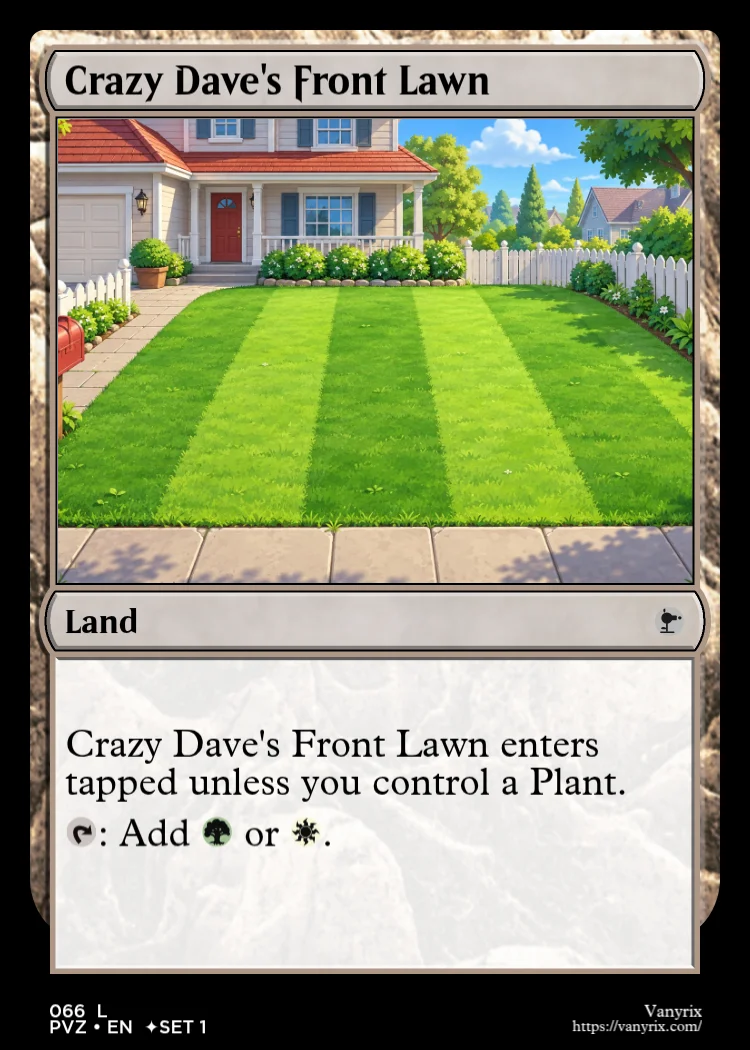 Crazy Dave's Front Lawn