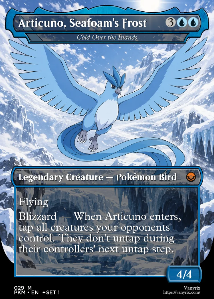Articuno, Seafoam's Frost