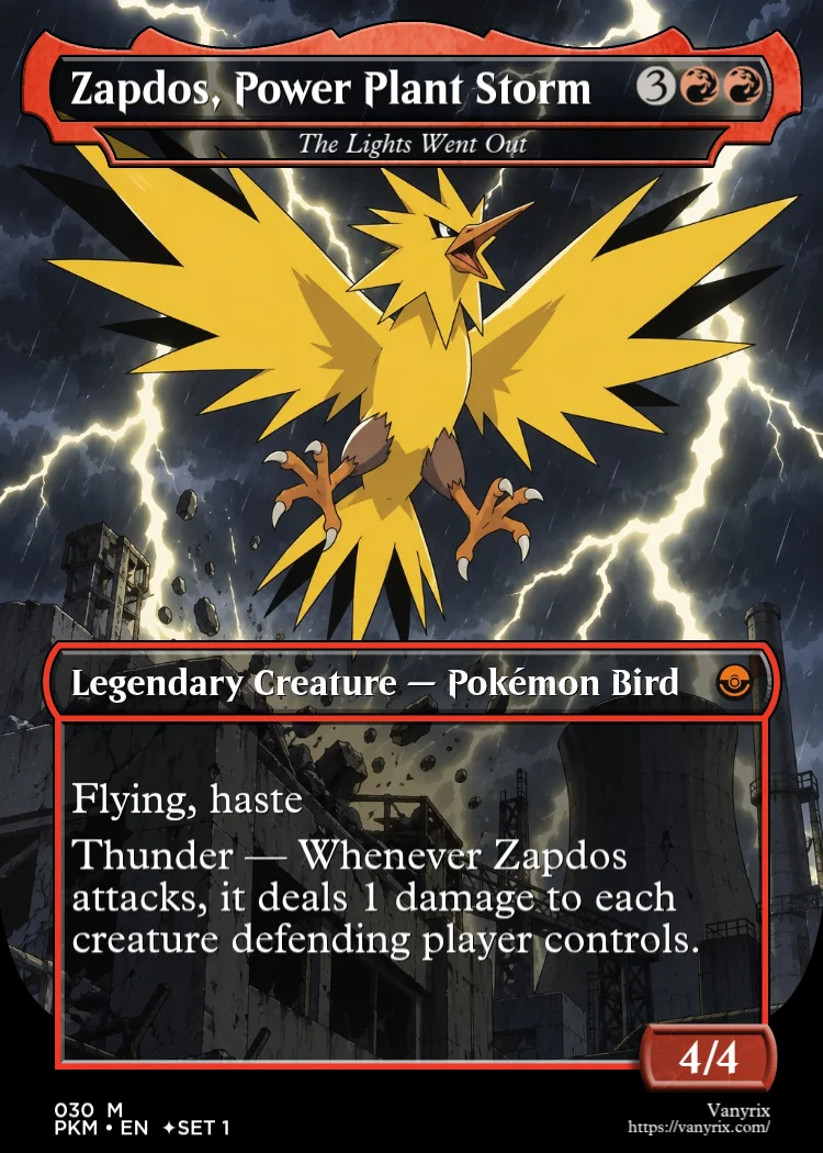 Zapdos, Power Plant Storm