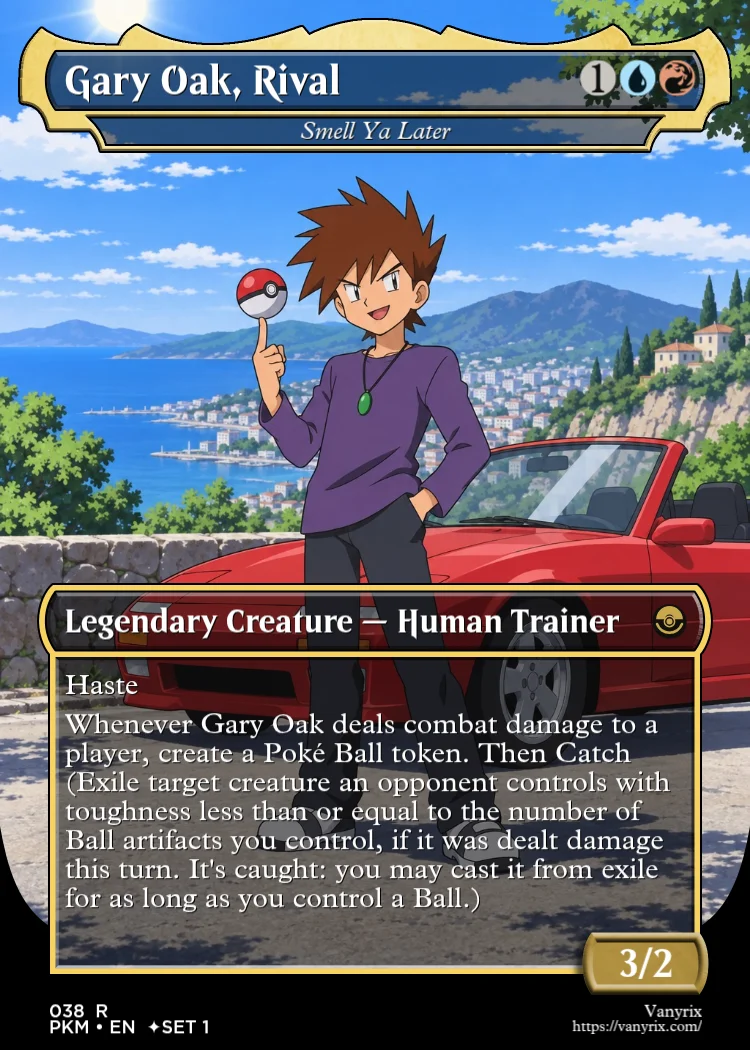 Gary Oak, Rival