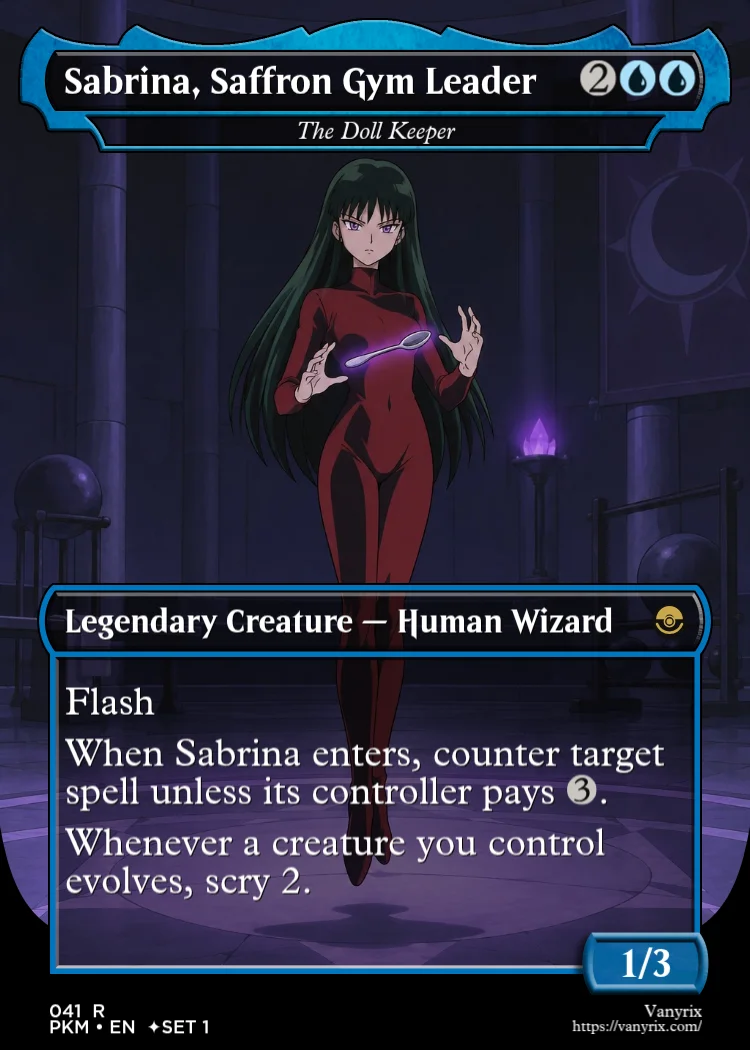 Sabrina, Saffron Gym Leader
