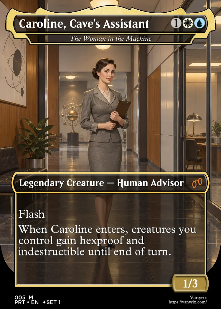 Caroline, Cave's Assistant
