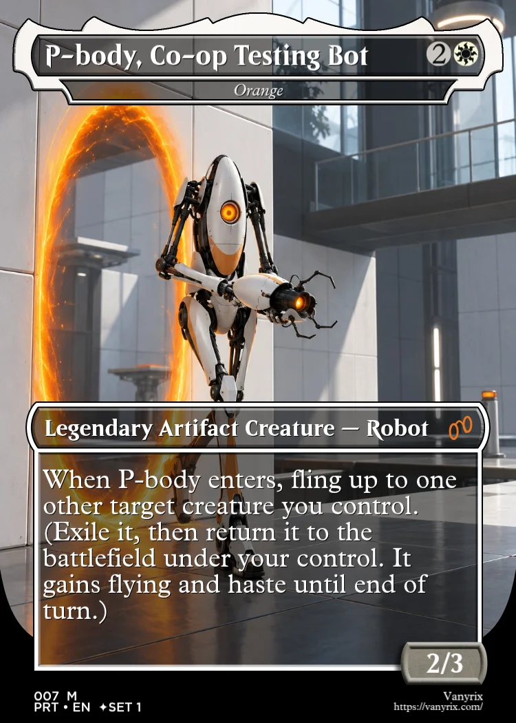 P-body, Co-op Testing Bot