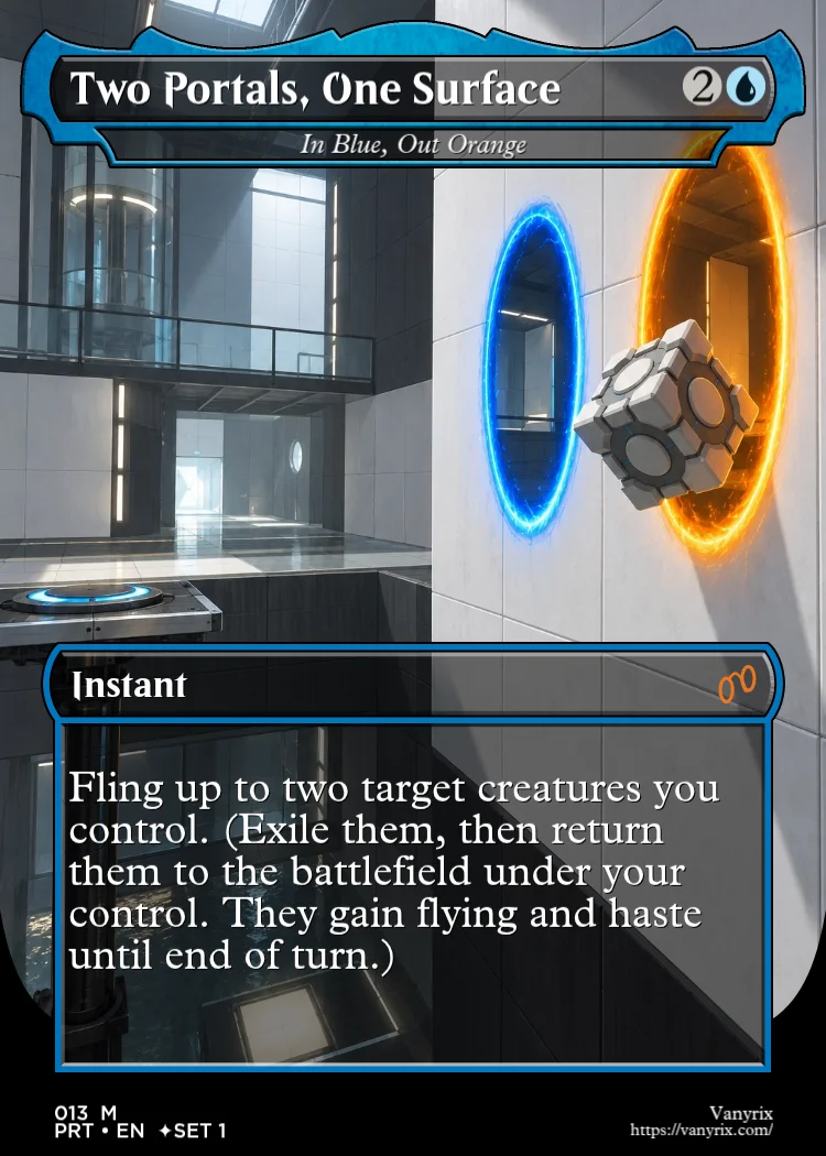 Two Portals, One Surface