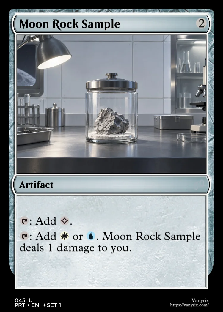 Moon Rock Sample