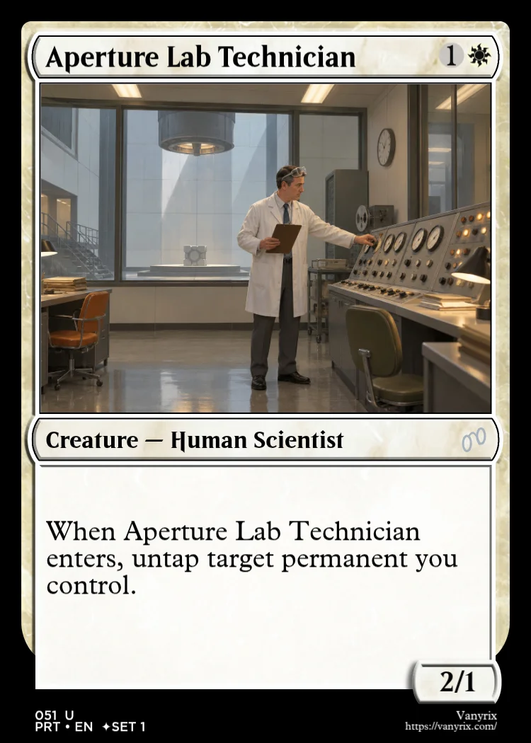 Aperture Lab Technician