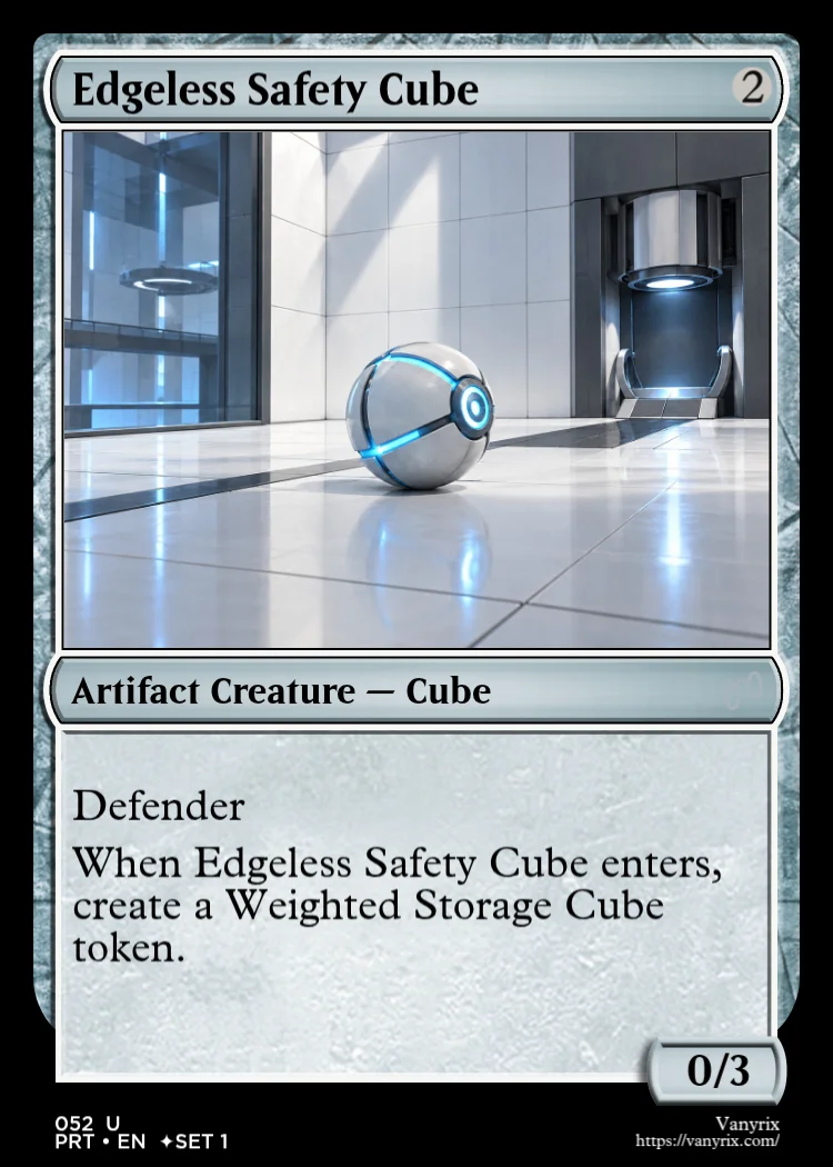 Edgeless Safety Cube