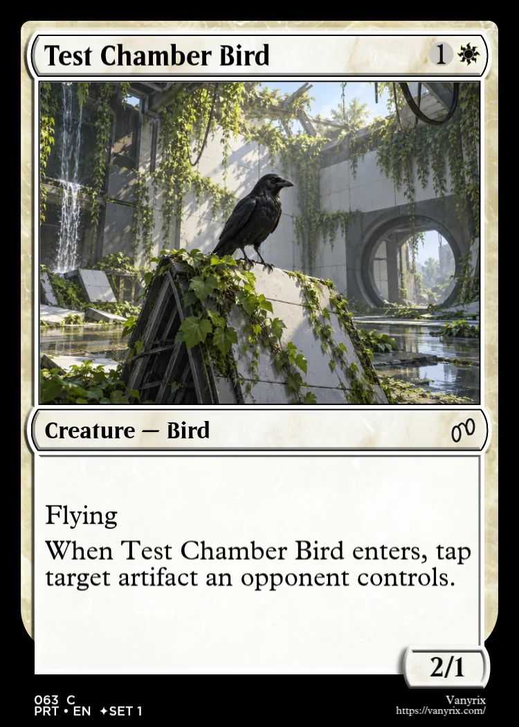 Test Chamber Bird