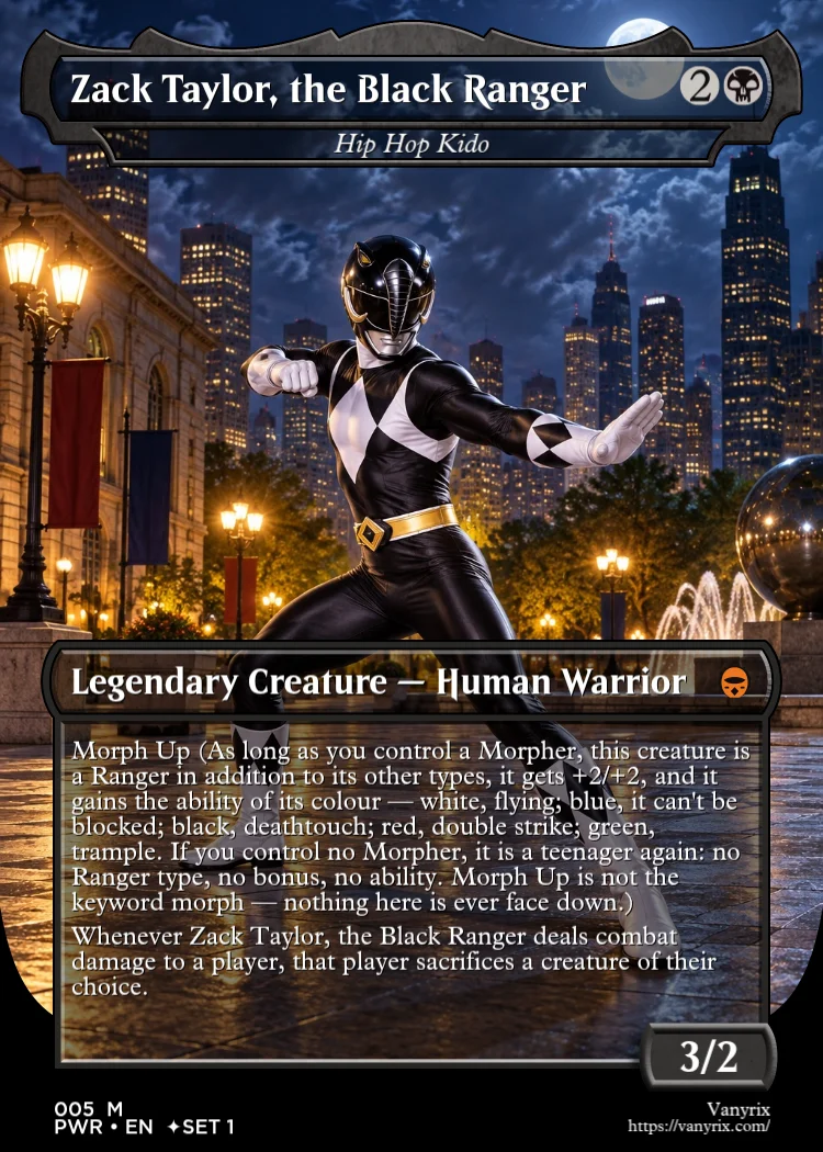 Zack Taylor, the Black Ranger