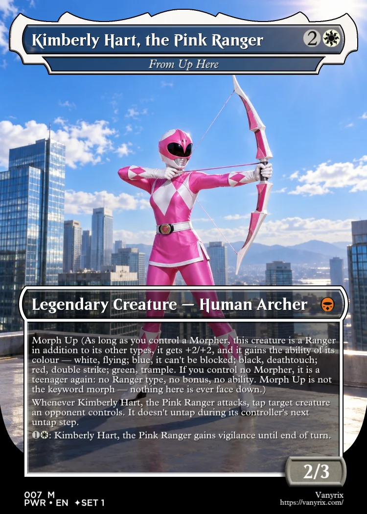 Kimberly Hart, the Pink Ranger