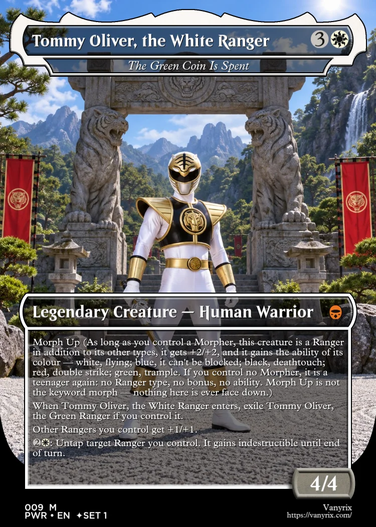 Tommy Oliver, the White Ranger