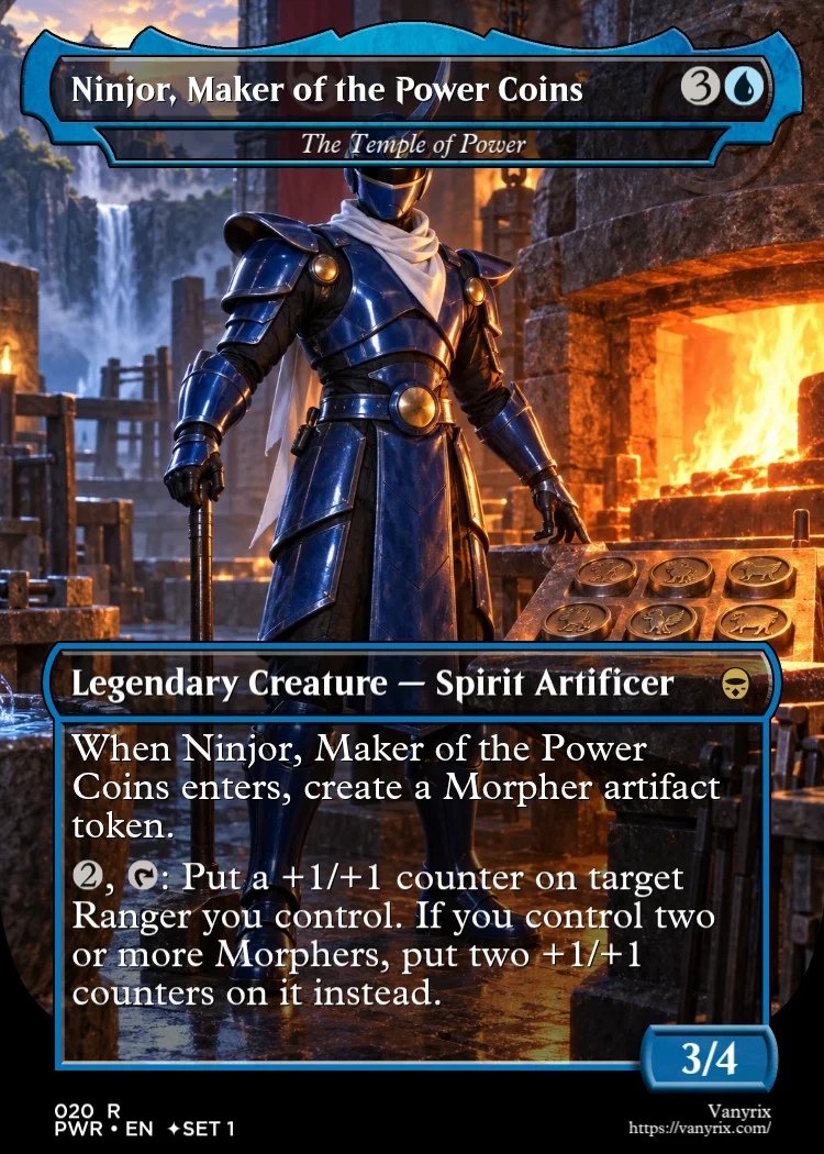 Ninjor, Maker of the Power Coins