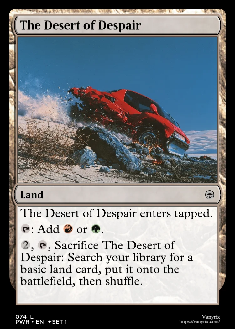 The Desert of Despair