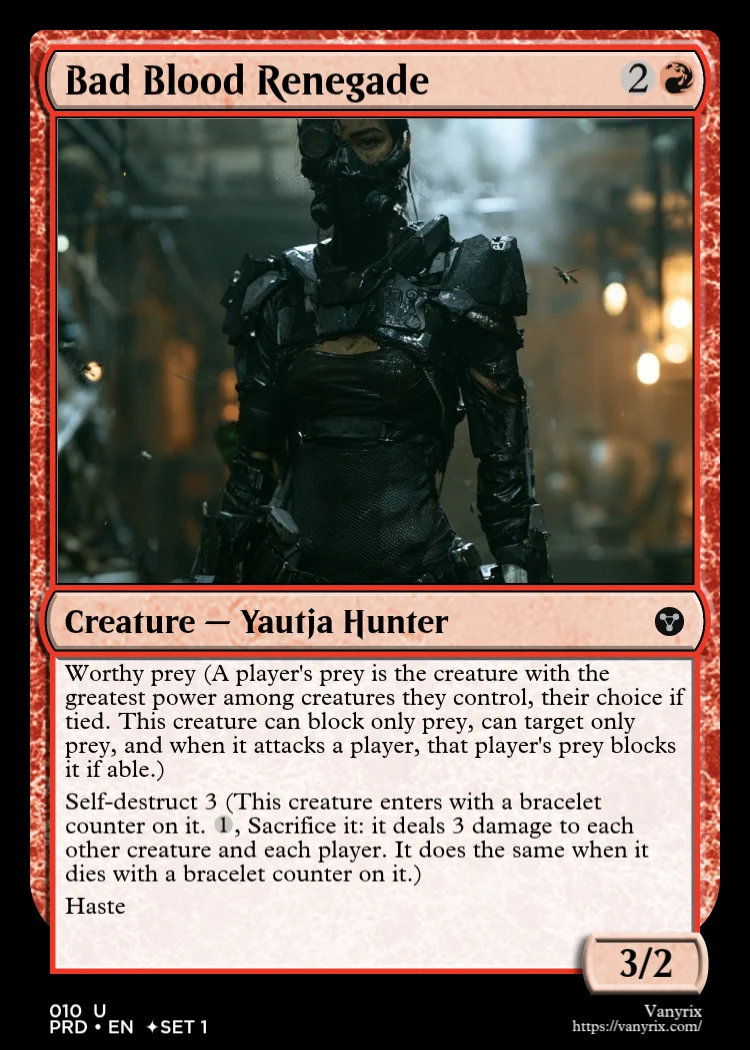 Bad Blood Renegade