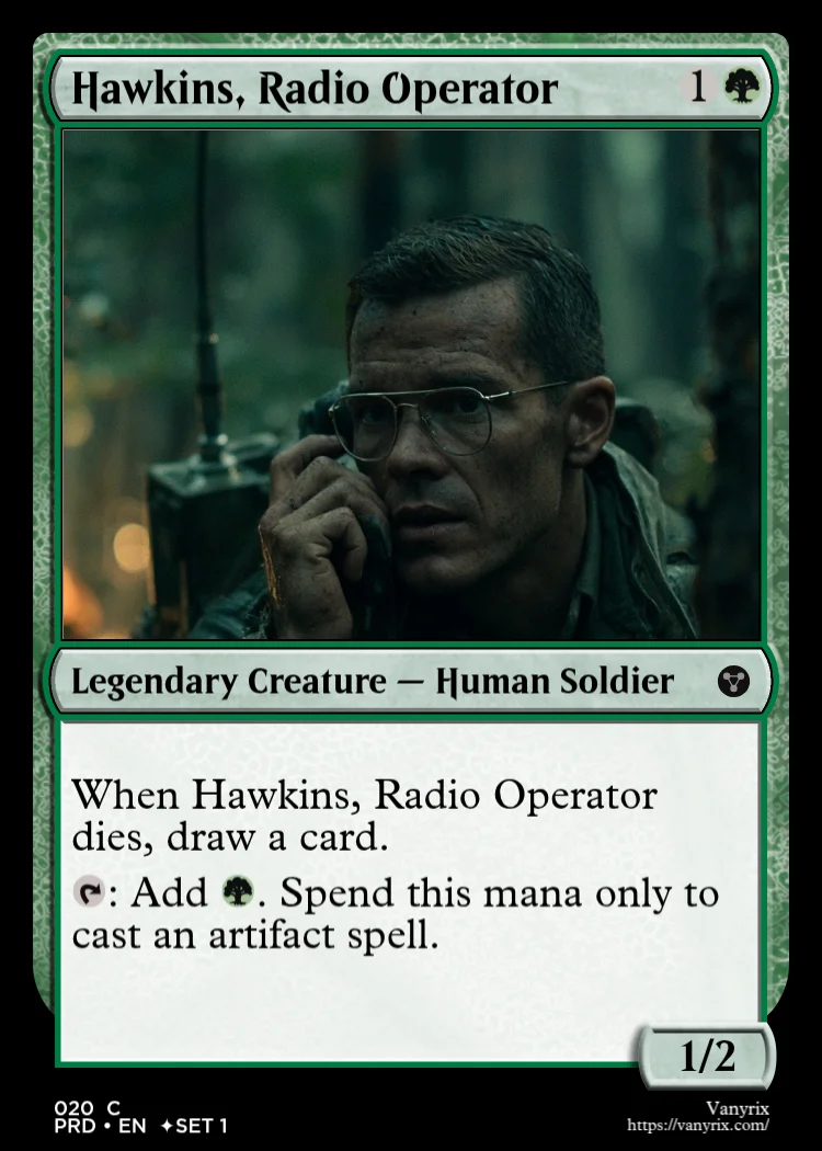 Hawkins, Radio Operator