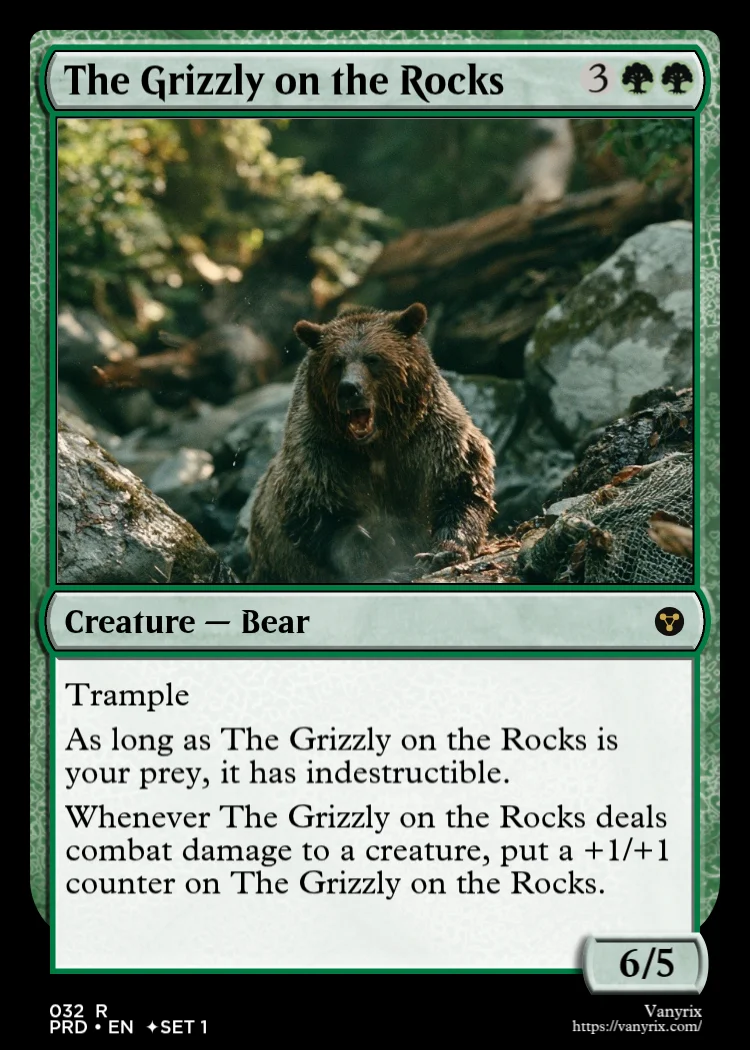 The Grizzly on the Rocks