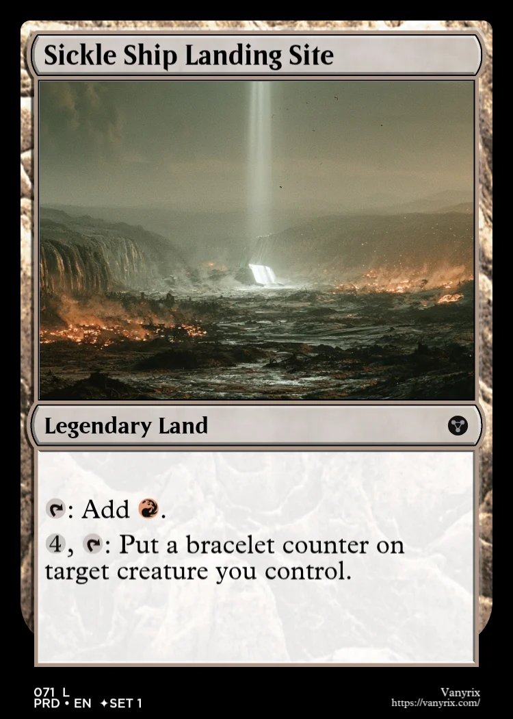 Sickle Ship Landing Site