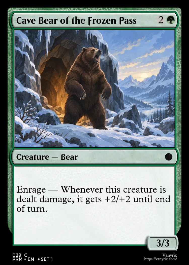 Cave Bear of the Frozen Pass