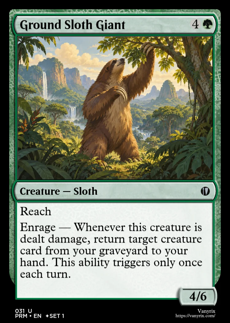Ground Sloth Giant