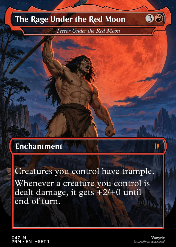 The Rage Under the Red Moon