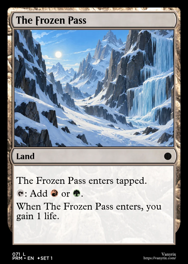 The Frozen Pass