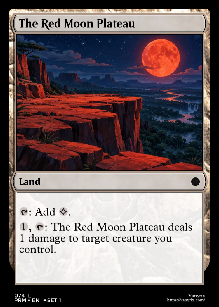 The Red Moon Plateau