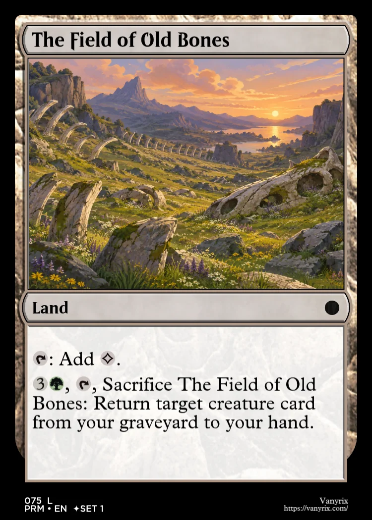 The Field of Old Bones