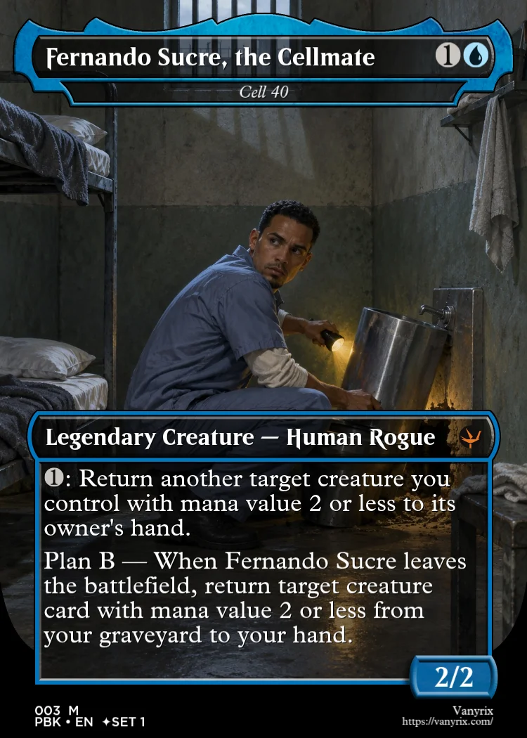 Fernando Sucre, the Cellmate