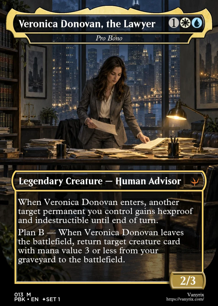 Veronica Donovan, the Lawyer