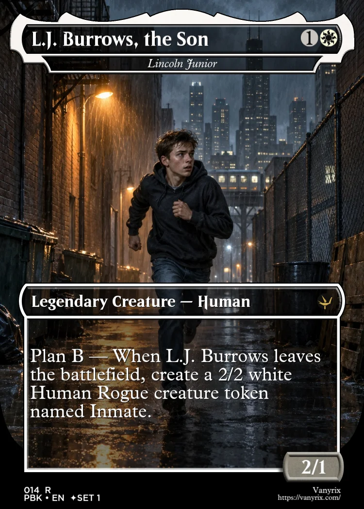 L.J. Burrows, the Son