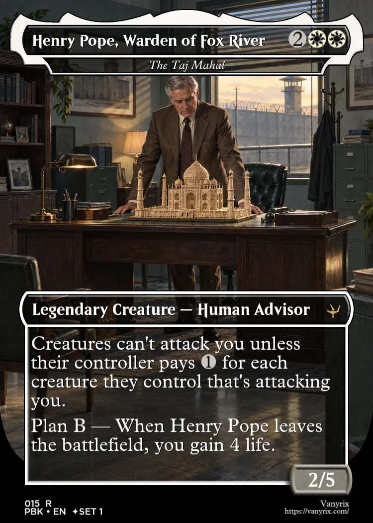 Henry Pope, Warden of Fox River
