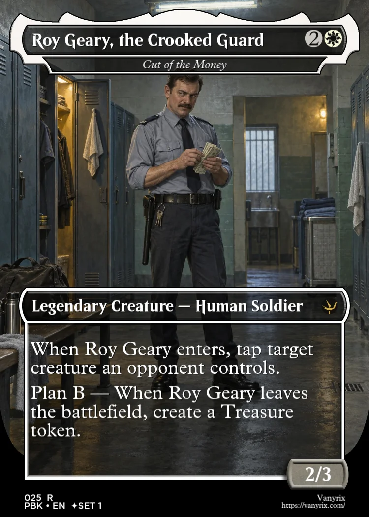 Roy Geary, the Crooked Guard