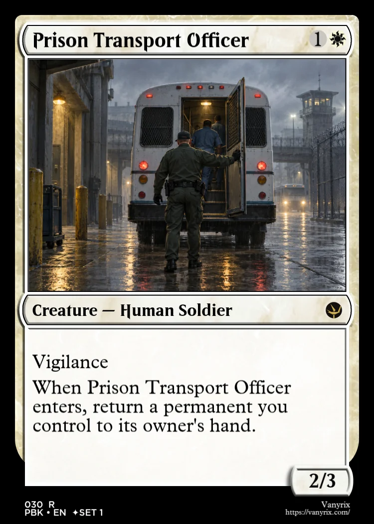 Prison Transport Officer