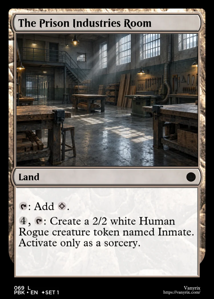 The Prison Industries Room