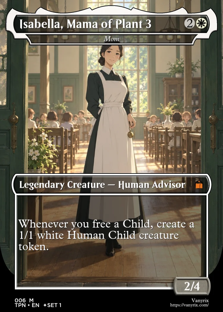 Isabella, Mama of Plant 3