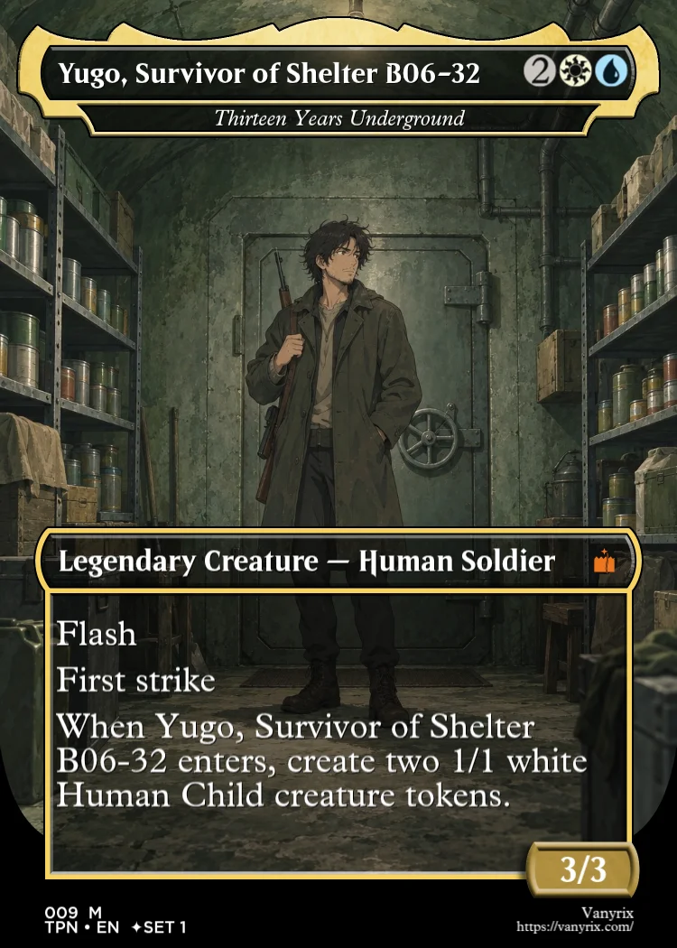 Yugo, Survivor of Shelter B06-32