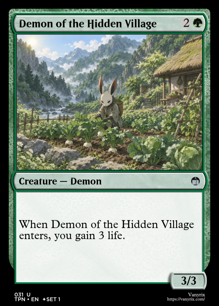 Demon of the Hidden Village