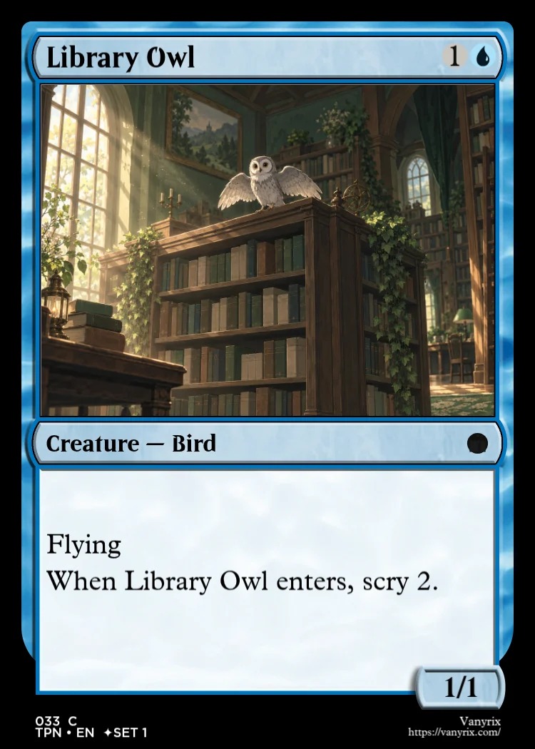 Library Owl
