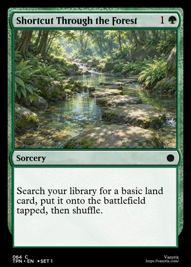 Shortcut Through the Forest