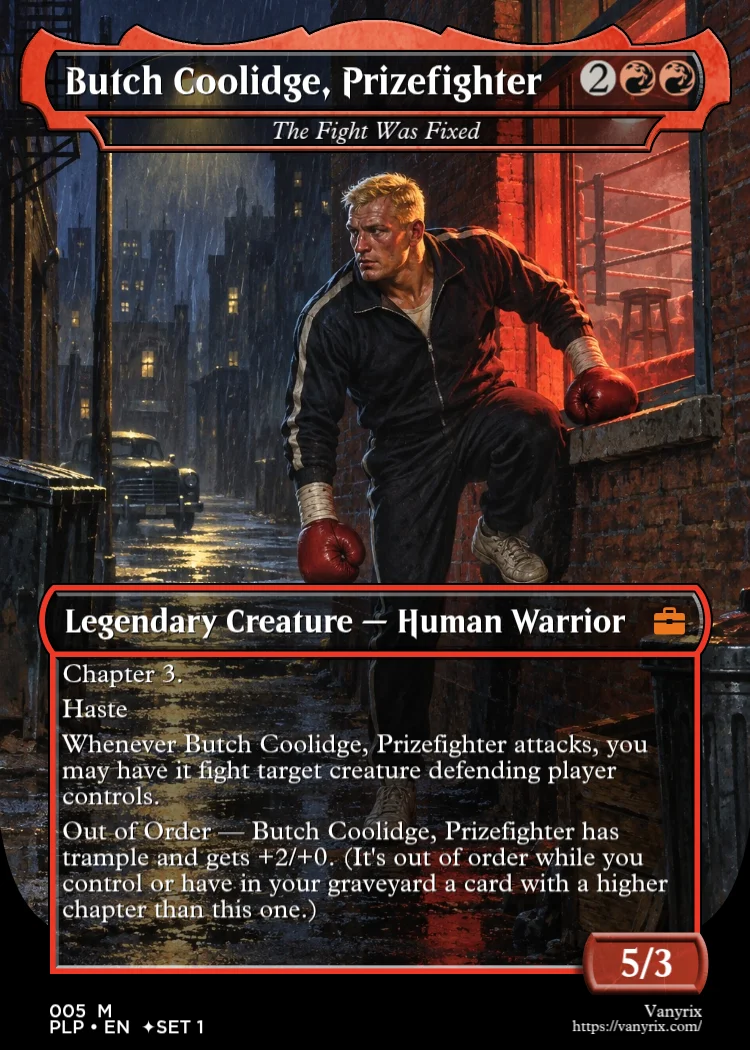 Butch Coolidge, Prizefighter