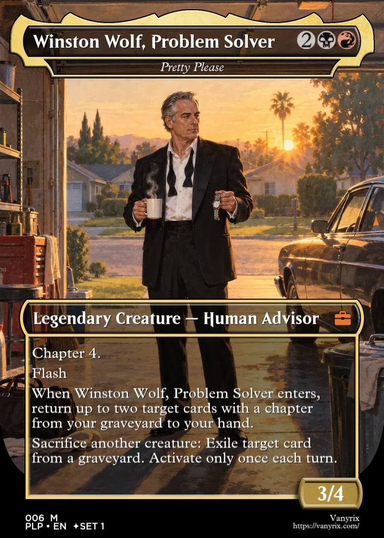 Winston Wolf, Problem Solver