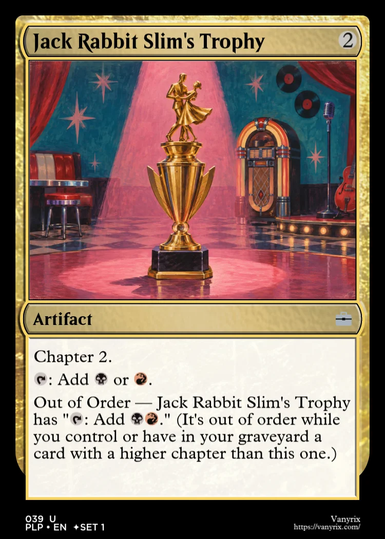 Jack Rabbit Slim's Trophy