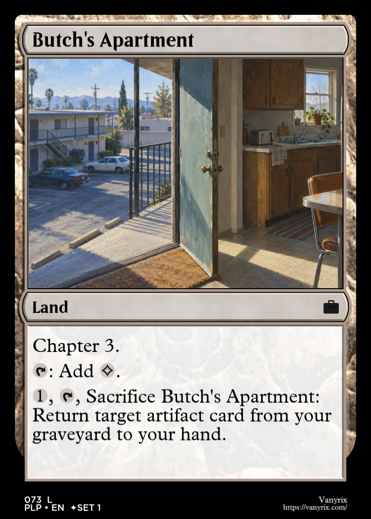 Butch's Apartment
