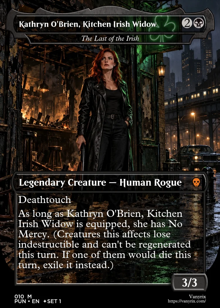 Kathryn O'Brien, Kitchen Irish Widow